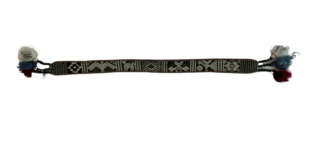 Peruvian Handwoven Llama Hat Band - Image 2
