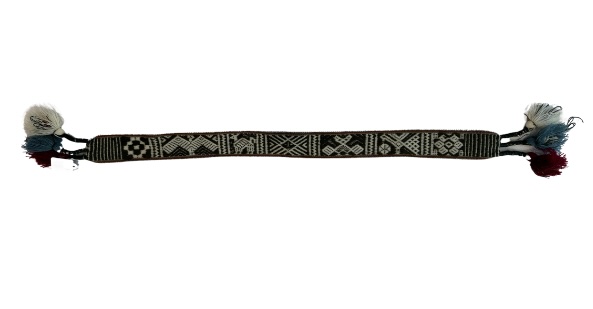 Peruvian Handwoven Llama Hat Band - Image 2