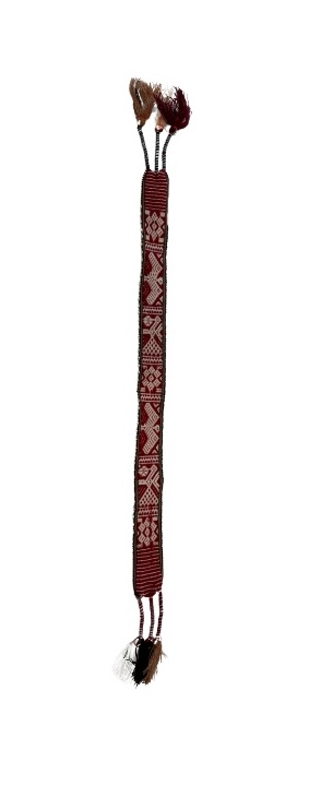 Peruvian Handwoven Llama Hat Band - Image 2