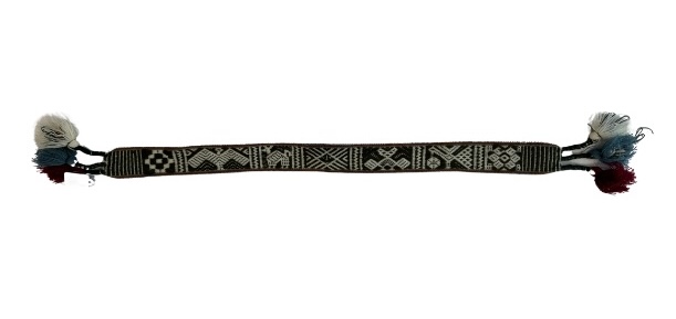 Peruvian Handwoven Llama Hat Band - Image 2